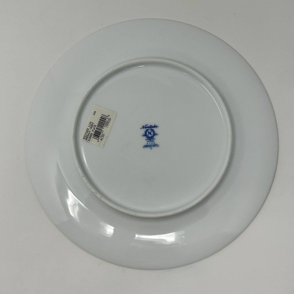 Noritake Emerald Crest 4130 Dinner Plate 10.5” Green Gold White NWT - Picture 14 of 16